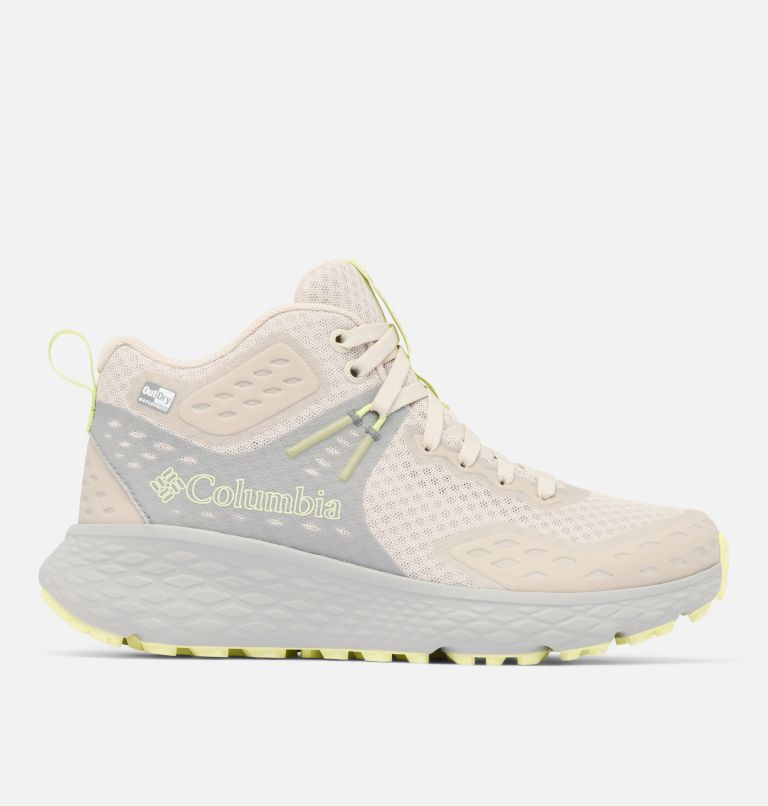 Women's Konos TRS OutDry Mid Shoe, Color: Cloud Grey, Citron Haze, image 1