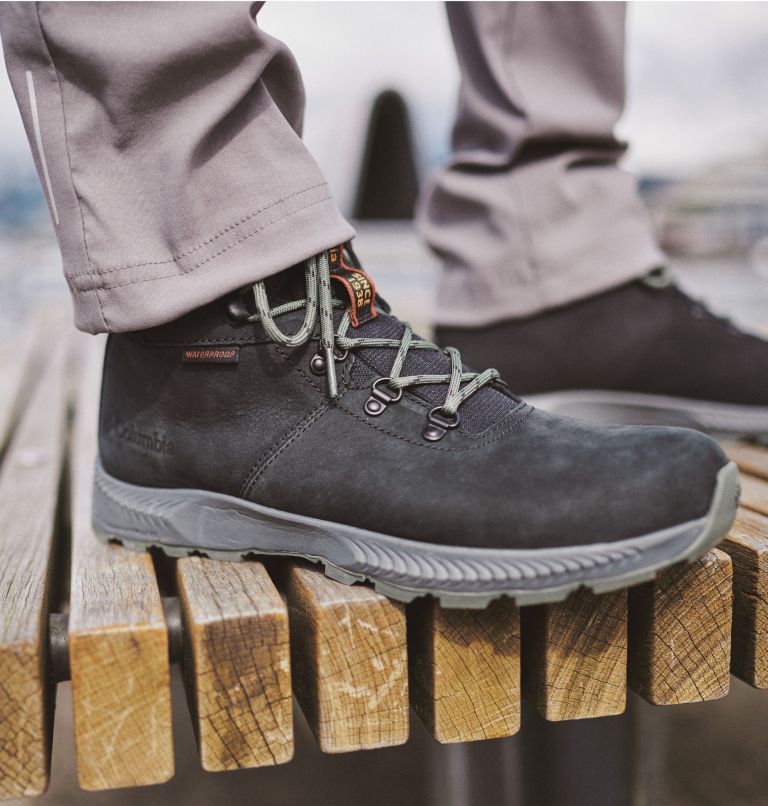 Men's Landroamer Explorer Waterproof Nubuck Boot, Color: Black, Canyon Sun, image 11