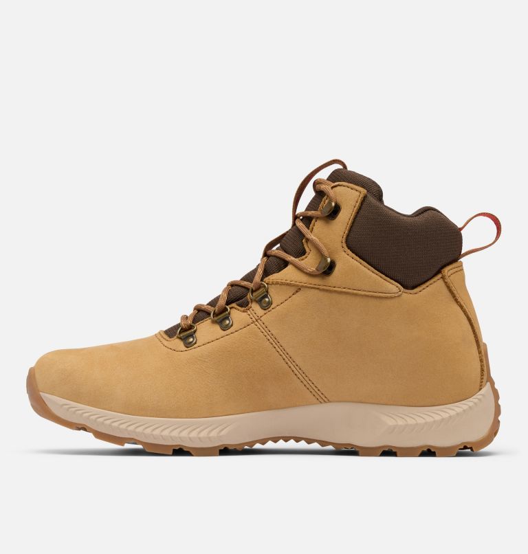Men's Landroamer Explorer Waterproof Nubuck Boot, Color: Curry, Poppy Red, image 6