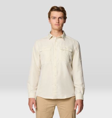 Men's Canyon Long Sleeve Shirt, Color: Stone, image 17