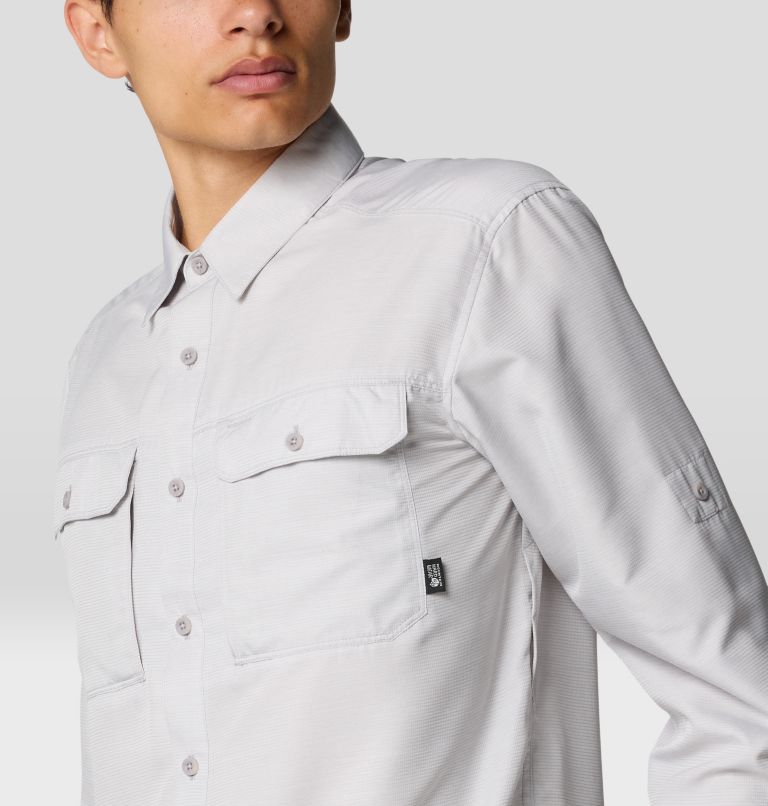 Men's Canyon Long Sleeve Shirt, Color: Light Dunes, image 7
