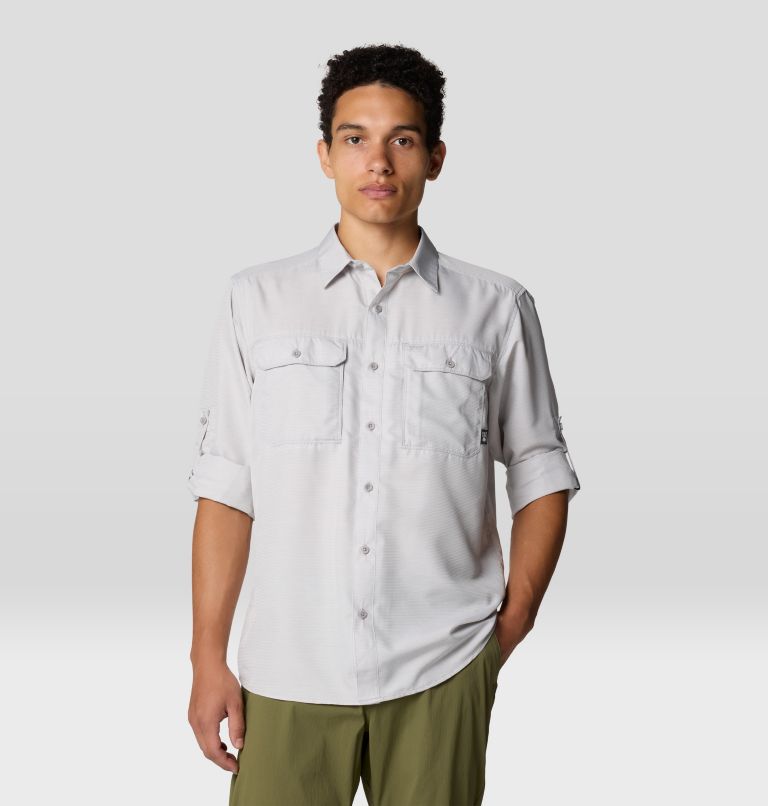 Men's Canyon Long Sleeve Shirt, Color: Light Dunes, image 9