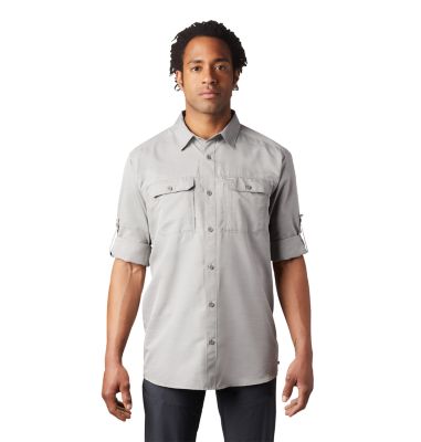 Men's Canyon Long Sleeve Shirt, Color: Manta Grey, image 23