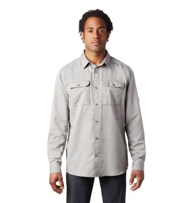Men's Canyon Long Sleeve Shirt, Color: Manta Grey, image 21