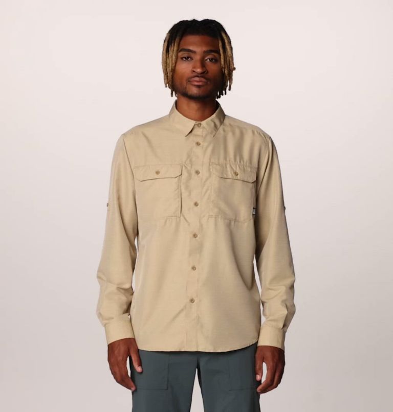 Men's Canyon Long Sleeve Shirt, Color: Moab Tan