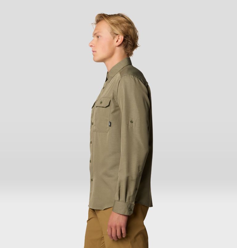 Men's Canyon Long Sleeve Shirt, Color: Stone Green, image 3