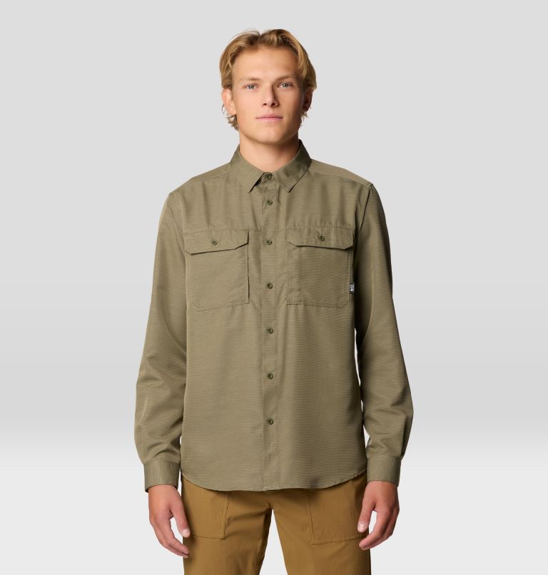 Men's Canyon Long Sleeve Shirt, Color: Stone Green, image 9