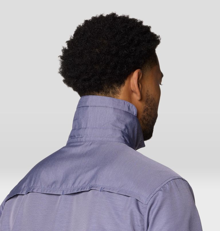 Men's Canyon Long Sleeve Shirt, Color: Dusted Sky, image 9