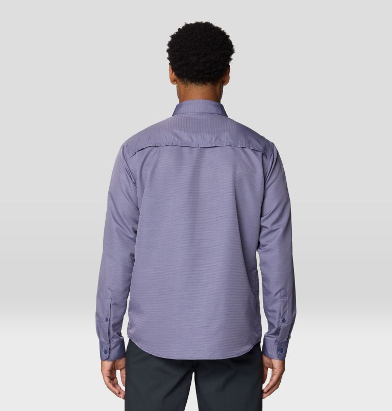 Men's Canyon Long Sleeve Shirt, Color: Dusted Sky, image 3
