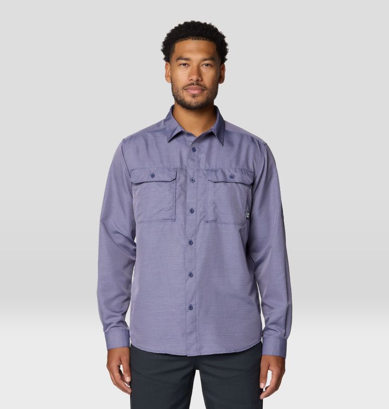 Men's Canyon Long Sleeve Shirt, Color: Dusted Sky, image 1