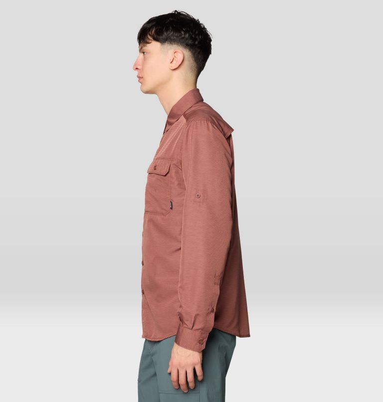 Men's Canyon Long Sleeve Shirt, Color: Bourbon Brown, image 4