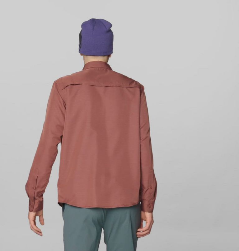 Men's Canyon Long Sleeve Shirt, Color: Bourbon Brown