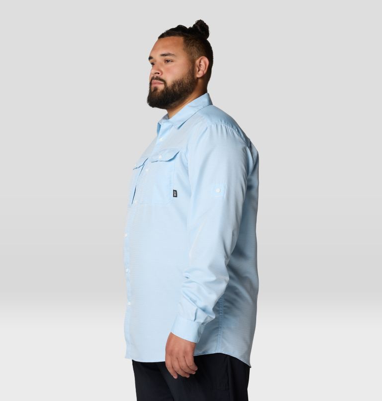 Men's Canyon Long Sleeve Shirt | 453 | 2XT, Color: Blue Chambray, image 3