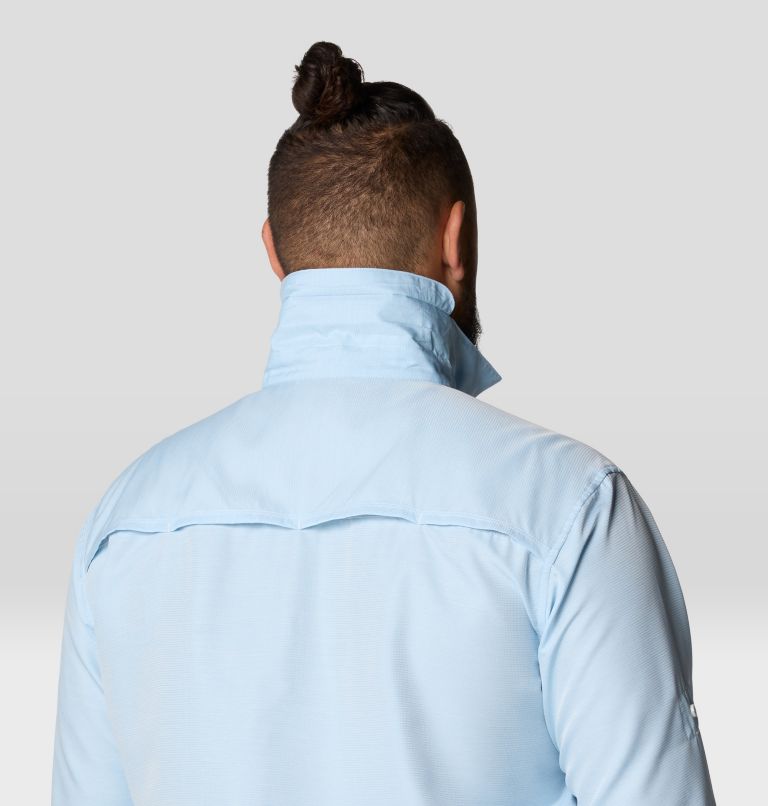 Men's Canyon Long Sleeve Shirt | 453 | 2XT, Color: Blue Chambray, image 5