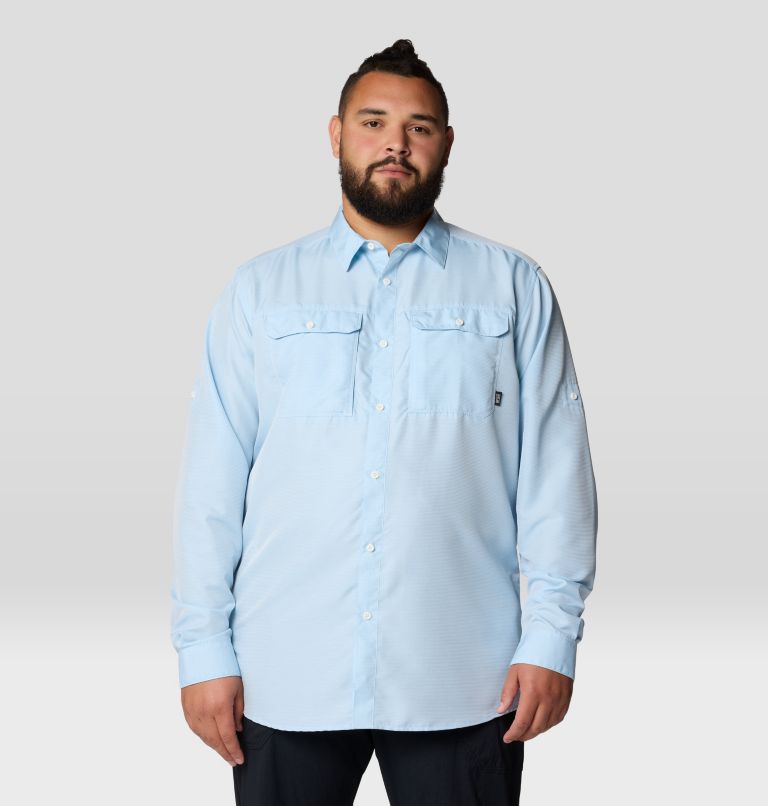 Men's Canyon Long Sleeve Shirt | 453 | 2XT, Color: Blue Chambray, image 1