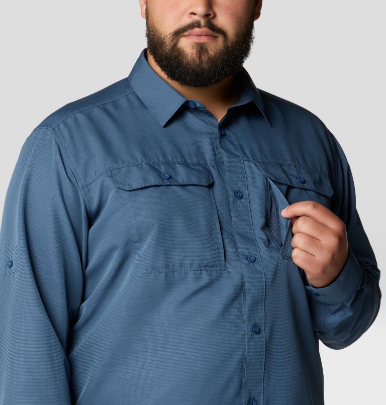 Men's Canyon Long Sleeve Shirt | 492 | 2XT, Color: Zinc, image 6