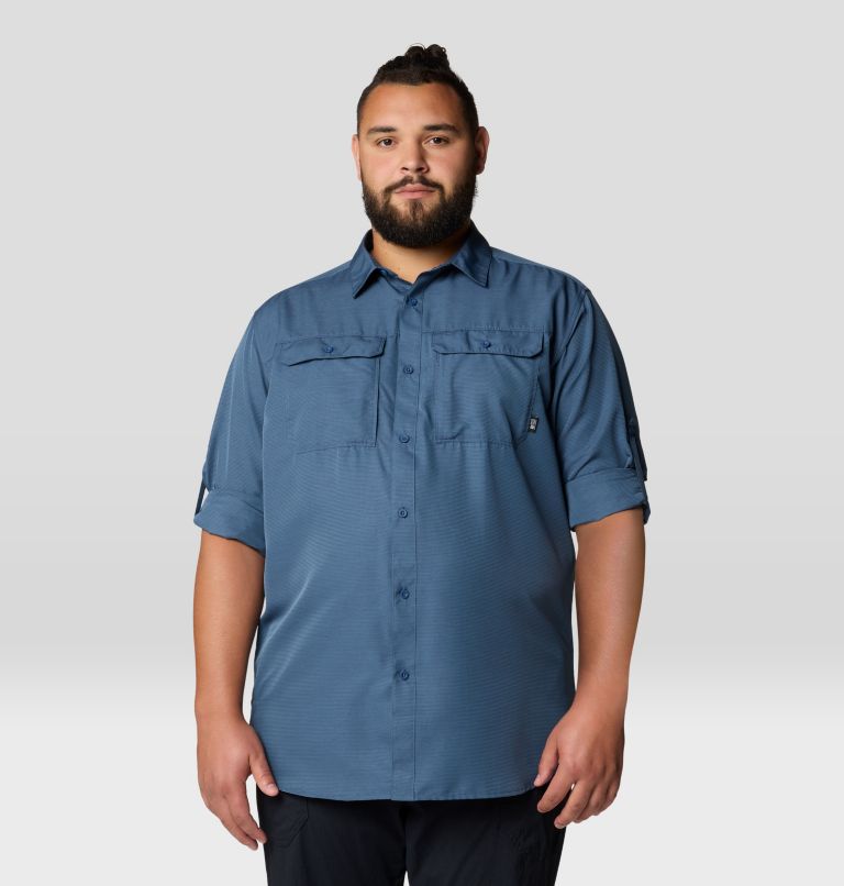 Men's Canyon Long Sleeve Shirt | 492 | 2XT, Color: Zinc, image 8