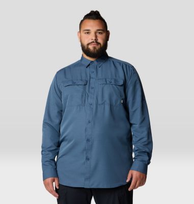 Men's Canyon Long Sleeve Shirt - Tall, Color: Zinc, image 9