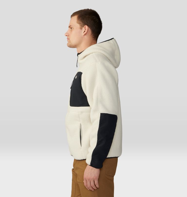 Pull à capuchon en laine polaire HiCamp, Color: Stone, image 3