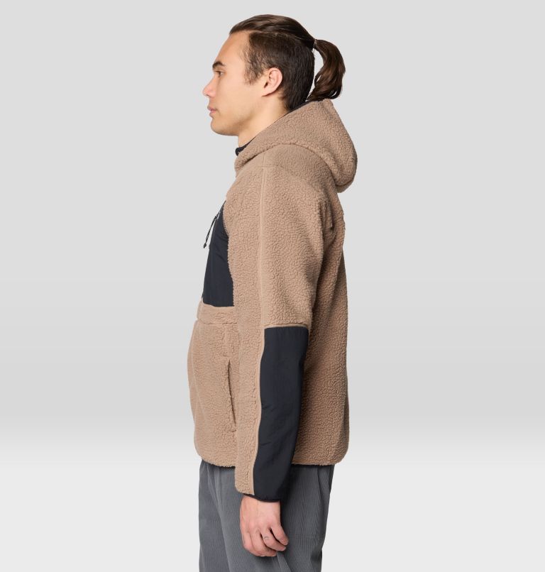 Men's HiCamp Fleece Hoody, Color: Wild Taupe, image 3