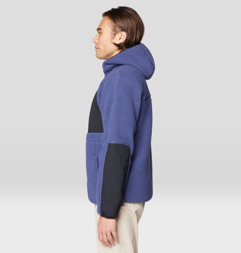 Men's HiCamp Fleece Hoody, Color: Lapis Dusk, image 4