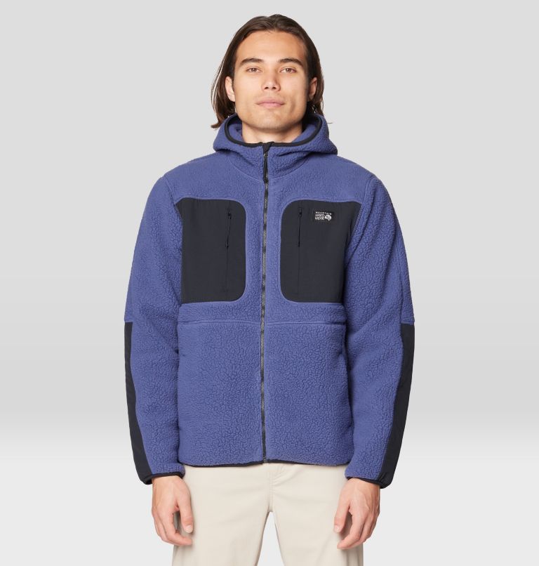 Men's HiCamp Fleece Hoody, Color: Lapis Dusk, image 1