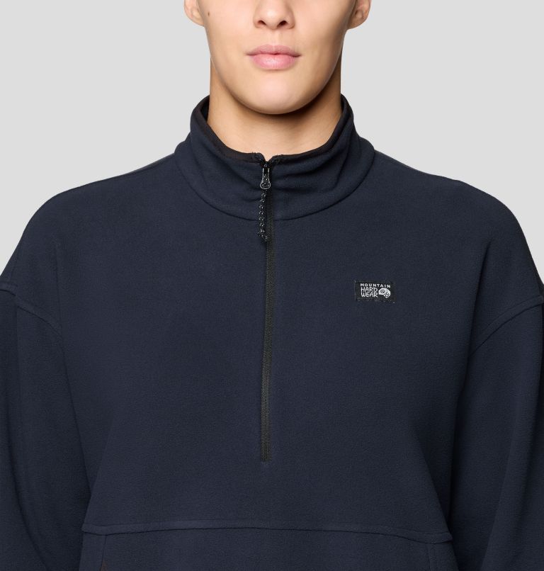 Women's Microchill Half Zip, Color: Black, image 5