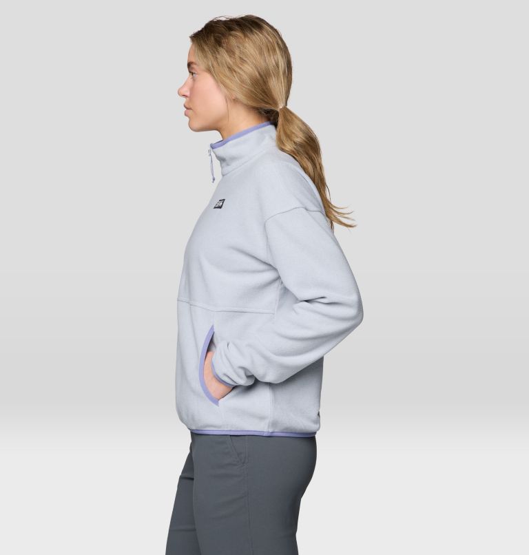 Women's Microchill Pullover, Color: Glacial Heather, image 3