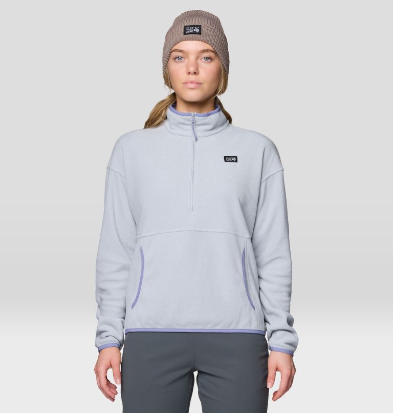Women's Microchill Pullover, Color: Glacial Heather, image 1