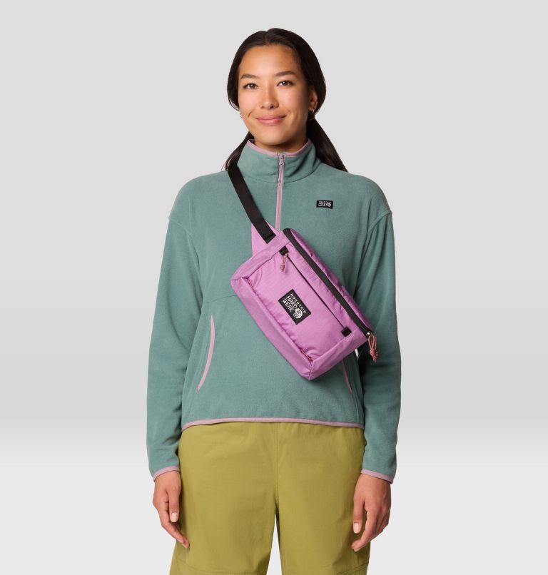 Women's Microchill Half Zip, Color: Blue Pine, image 5