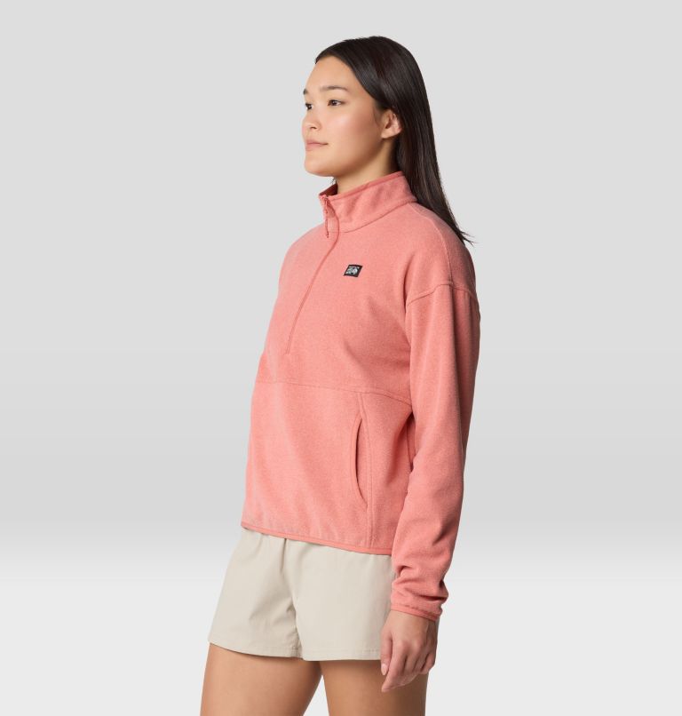 Women's Microchill Half Zip, Color: Fleurs, image 4