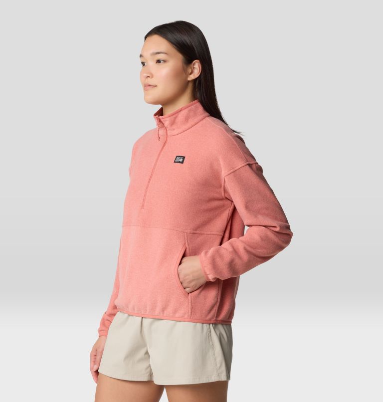 Women's Microchill Half Zip, Color: Fleurs, image 6