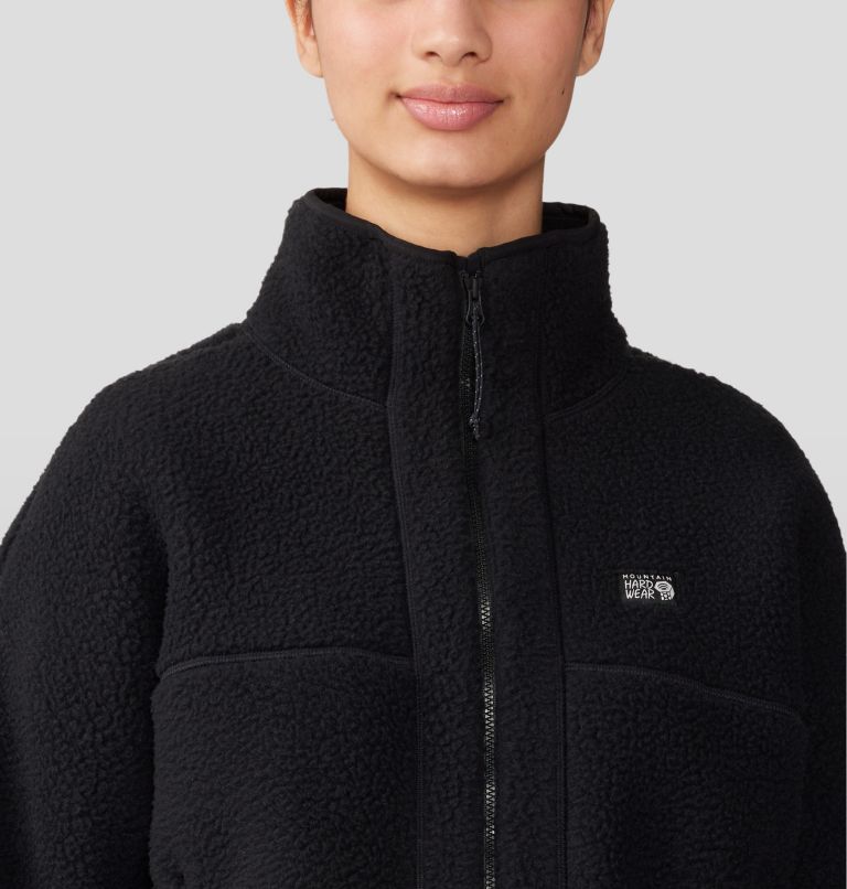 Women's HiCamp Fleece Long Full Zip, Color: Black, image 4