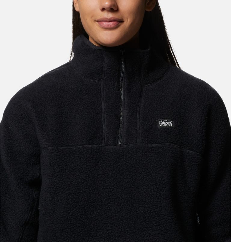 Women's HiCamp Fleece Half Zip, Color: Black, image 4
