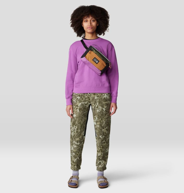 Women's HiCamp Jogger, Color: White Sage Forests Floor Print, image 8