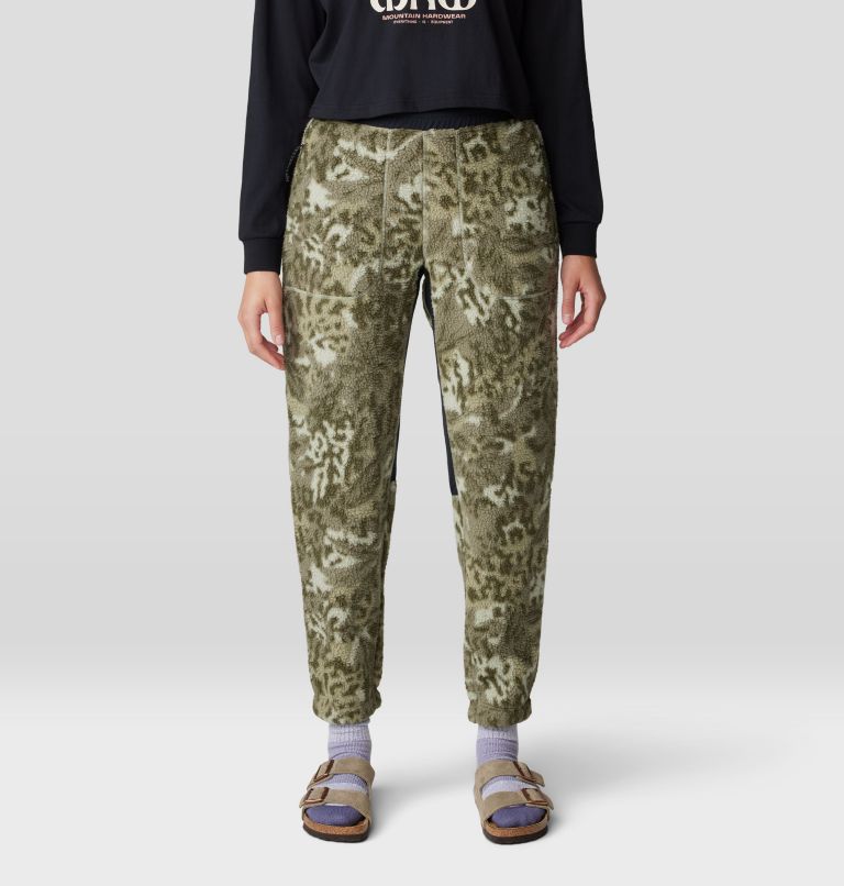 Women's HiCamp Jogger, Color: White Sage Forests Floor Print, image 1