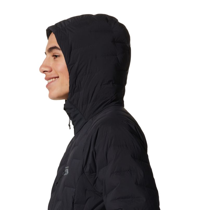 Men's Stretchdown Hoody, Color: Black, image 5