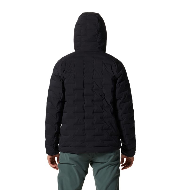 Men's Stretchdown Hoody, Color: Black, image 2