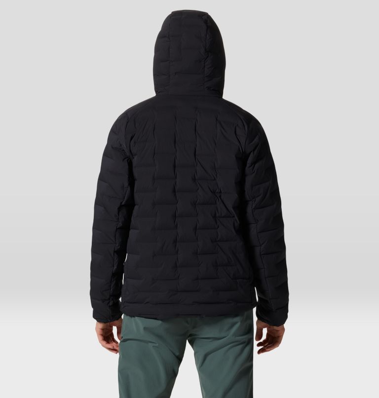 Men's Stretchdown Hoody, Color: Black, image 2