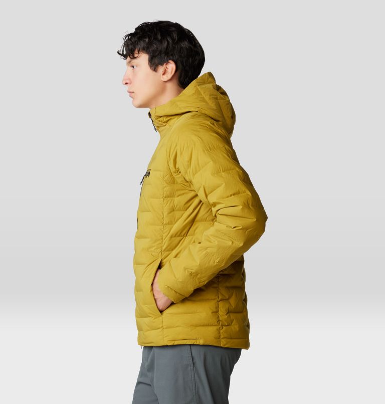 Men's Stretchdown Hoody, Color: Dark Bolt, image 3