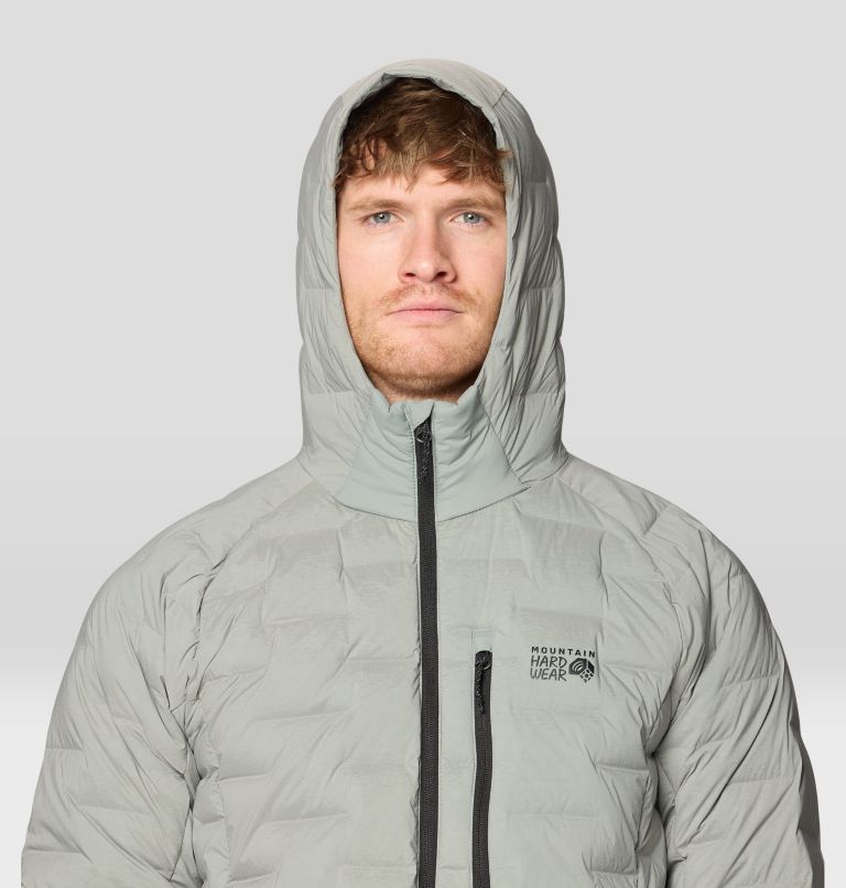 Men's Stretchdown Hoody, Color: Wet Stone, image 6