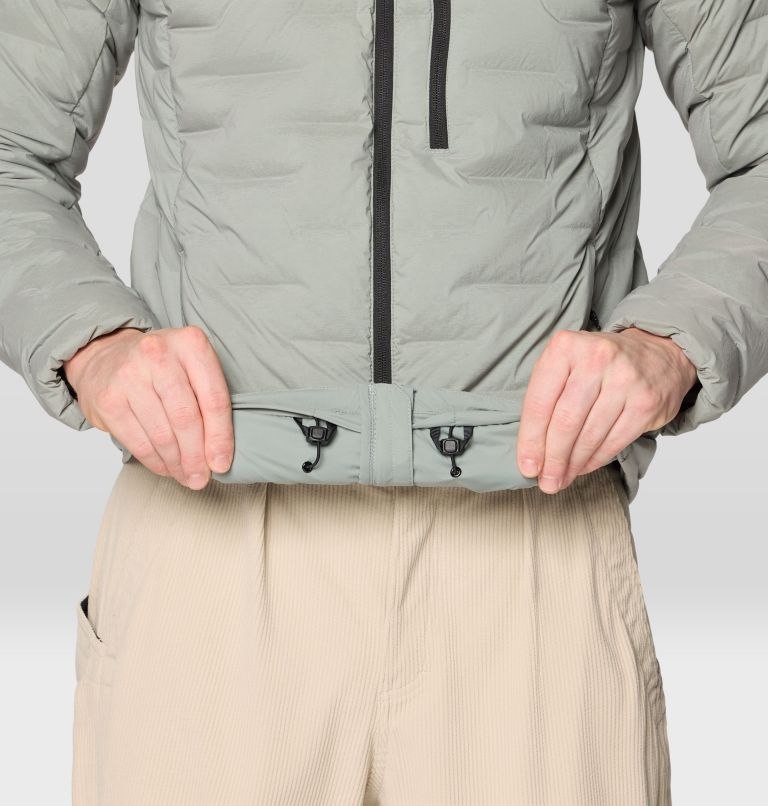 Men's Stretchdown Hoody, Color: Wet Stone, image 8