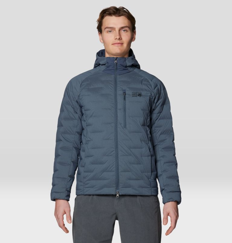 Men's Stretchdown Hoody, Color: Moon Blue, image 1
