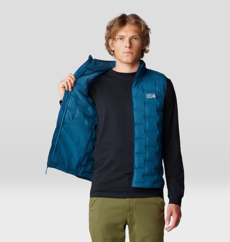 Men's Stretchdown Vest, Color: Dark Caspian, image 5