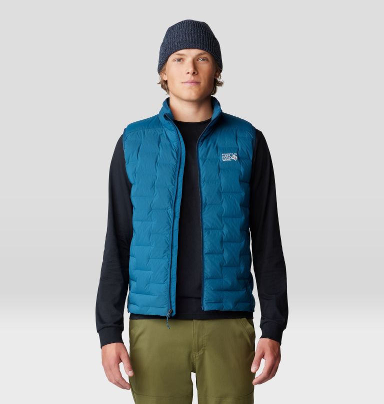 Men's Stretchdown Vest, Color: Dark Caspian, image 7