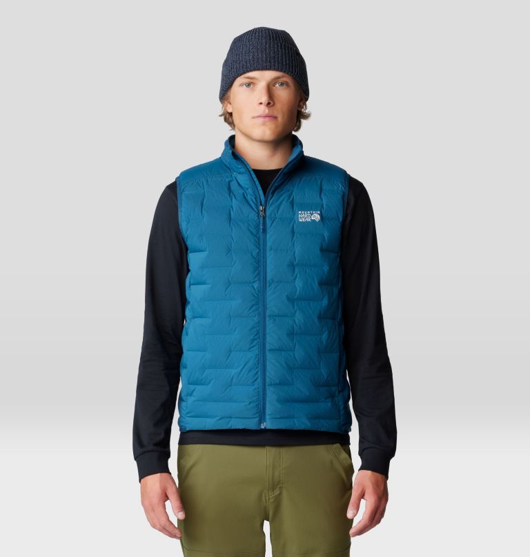 Men's Stretchdown Vest, Color: Dark Caspian, image 8