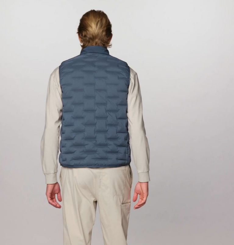 Men's Stretchdown Vest, Color: Moon Blue