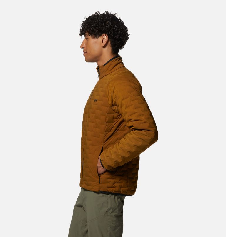 Men's Stretchdown Light Jacket, Color: Golden Brown, image 3