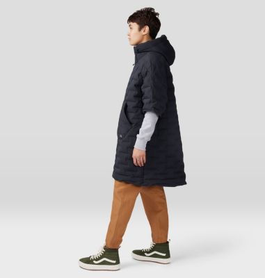 Stretchdown Poncho, Color: Black, image 7