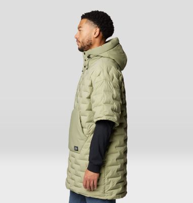 Stretchdown Poncho, Color: Mantis Green, image 3